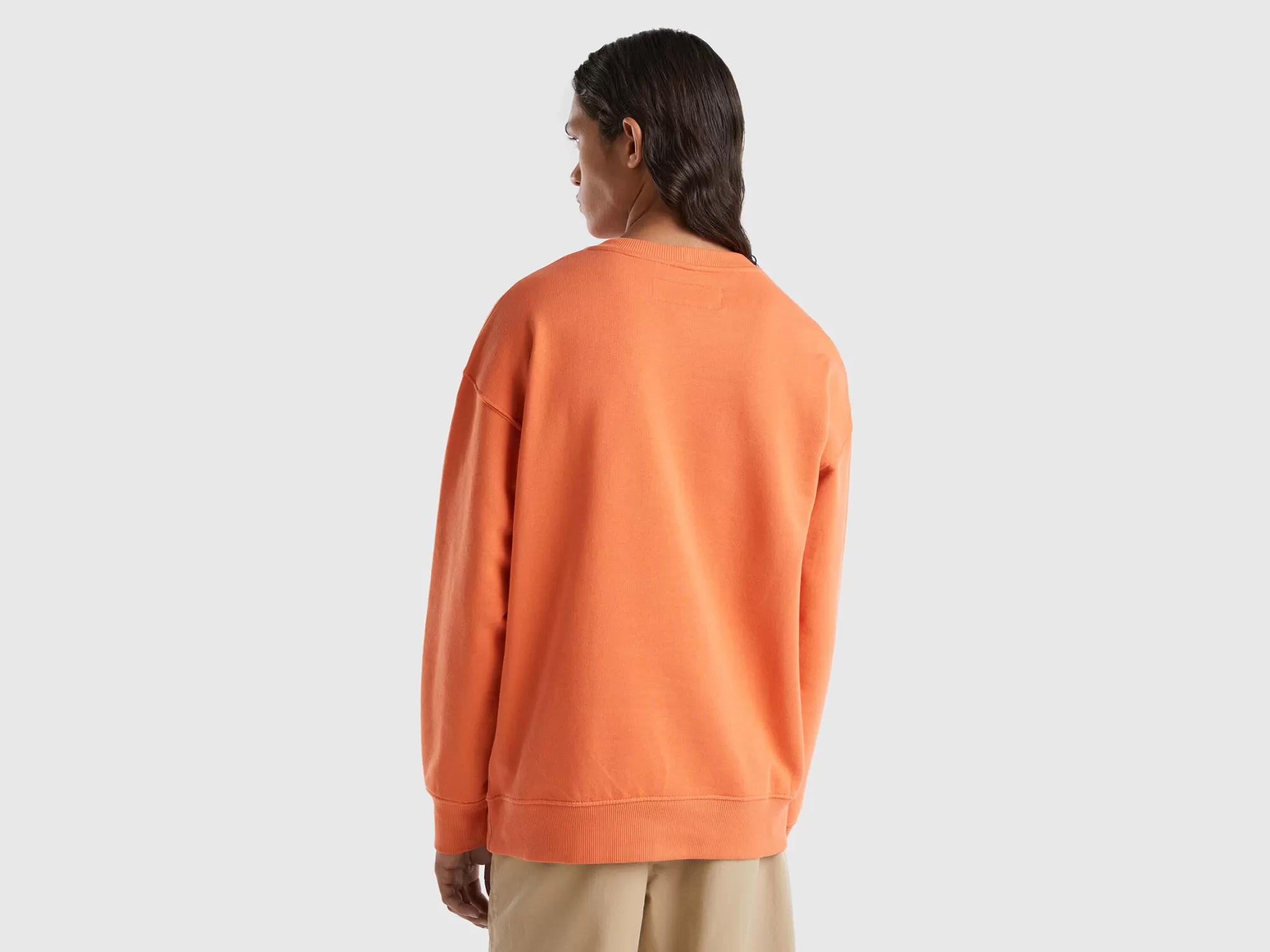 Benetton Sudadera De Cuello Redondo De 100 % Algodón-Hombre Sudaderas