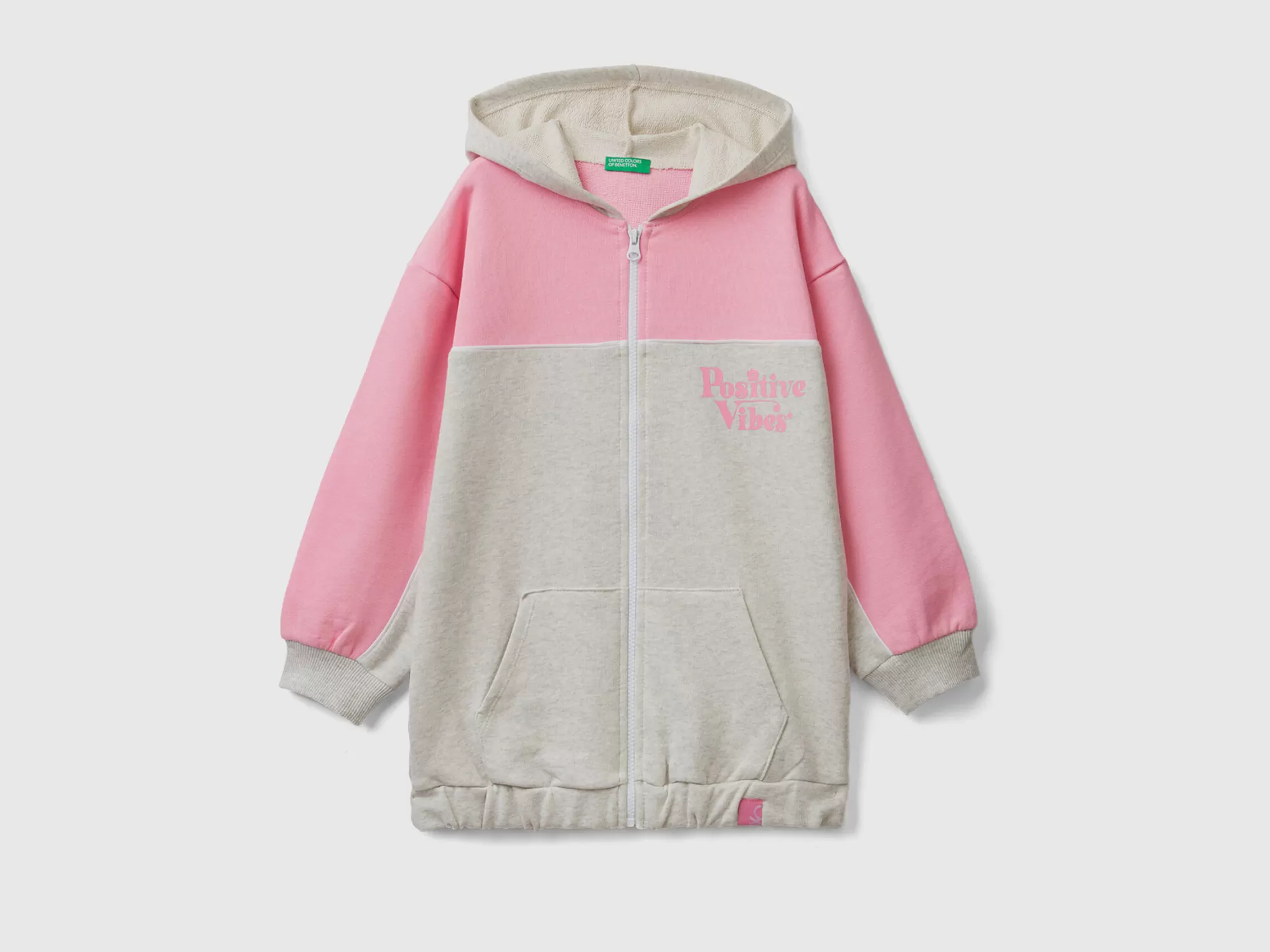 Benetton Sudadera Oversize Con Estampado-Niños Sudaderas Y Chandales