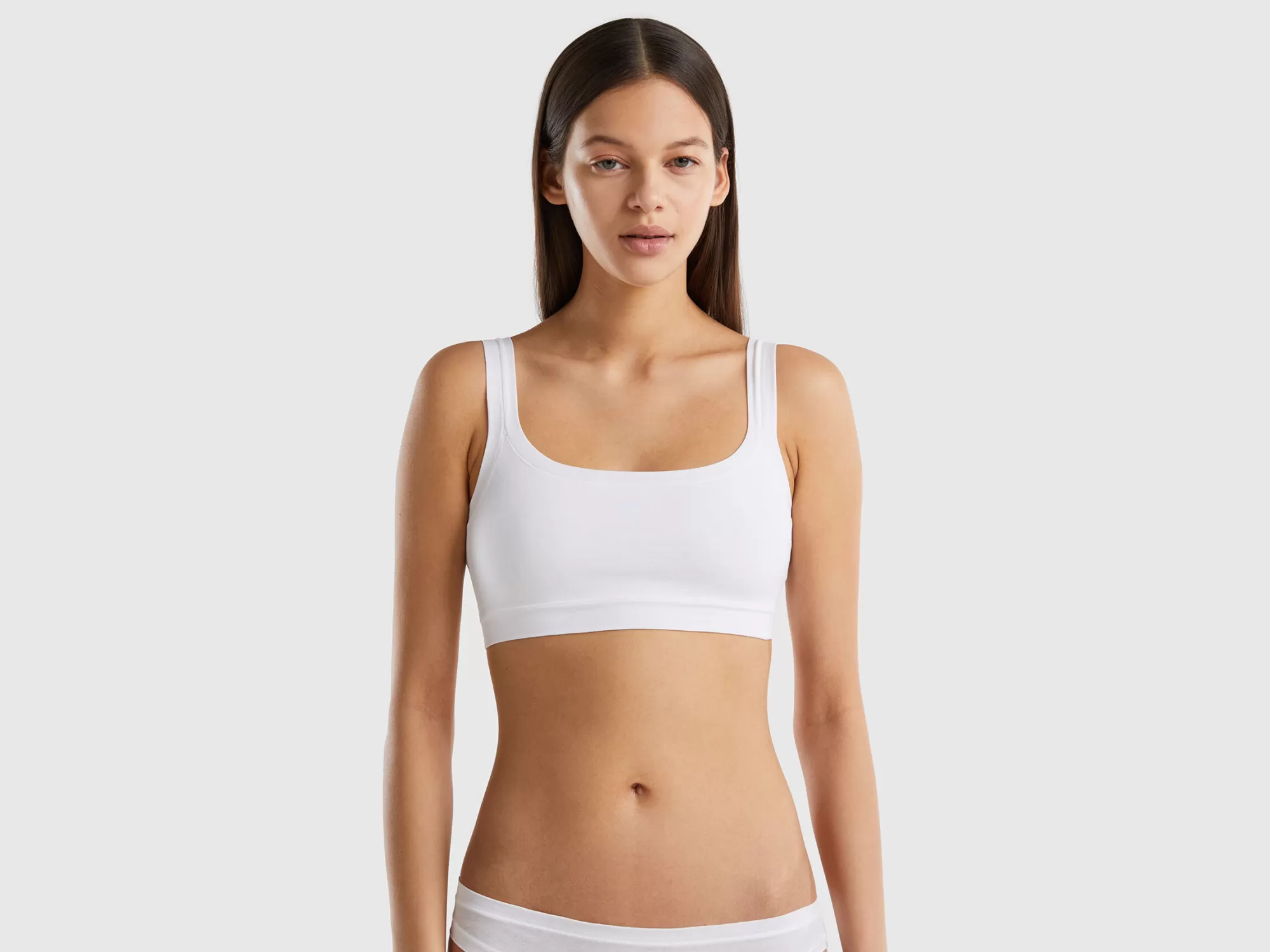 Benetton Sujetador Brassiere De Algodón Organico Super Stretch-Mujer Ropa Interior Y Pijamas