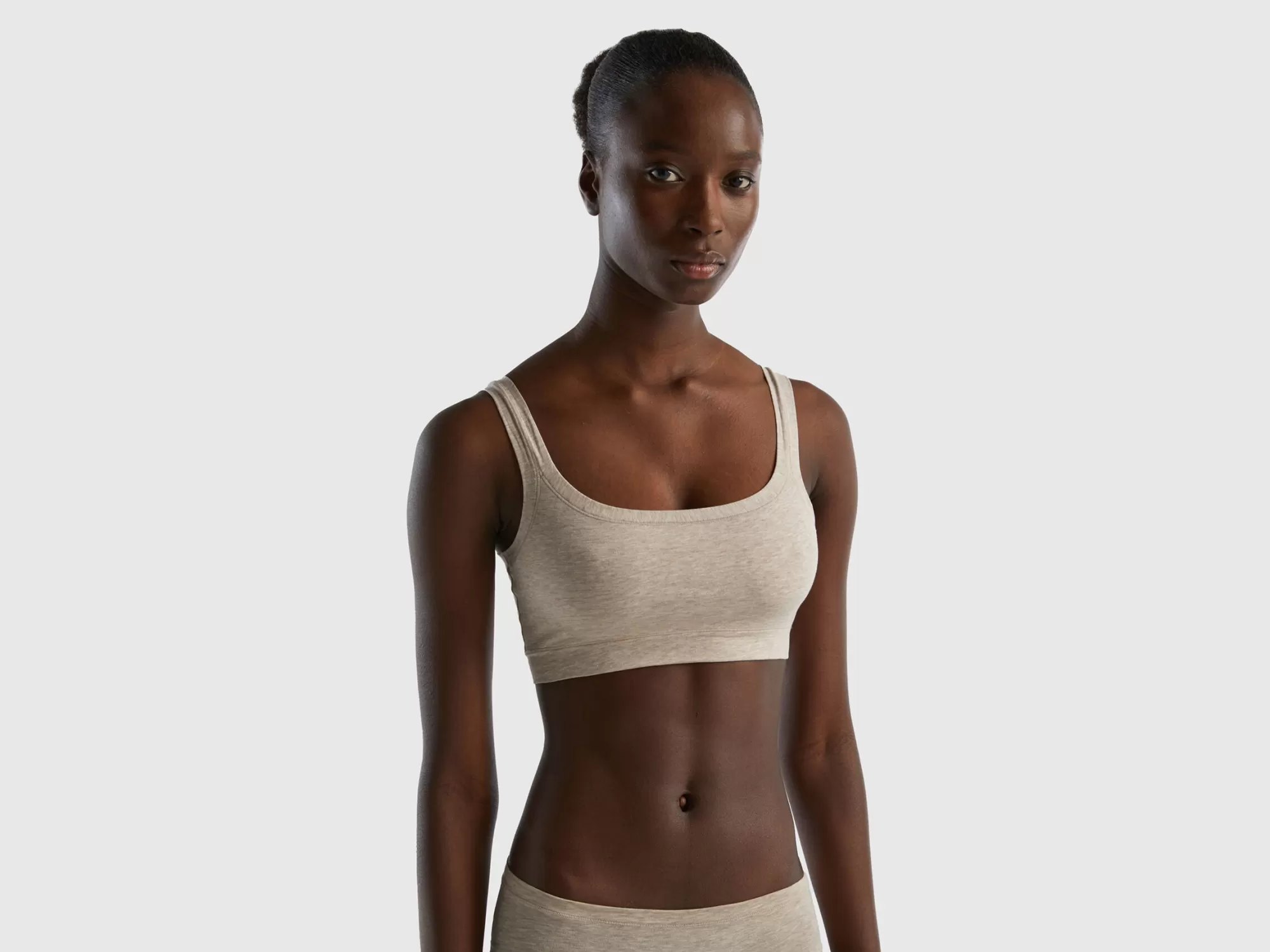 Benetton Sujetador Brassiere De Algodón Organico Super Stretch-Mujer Ropa Interior Y Pijamas