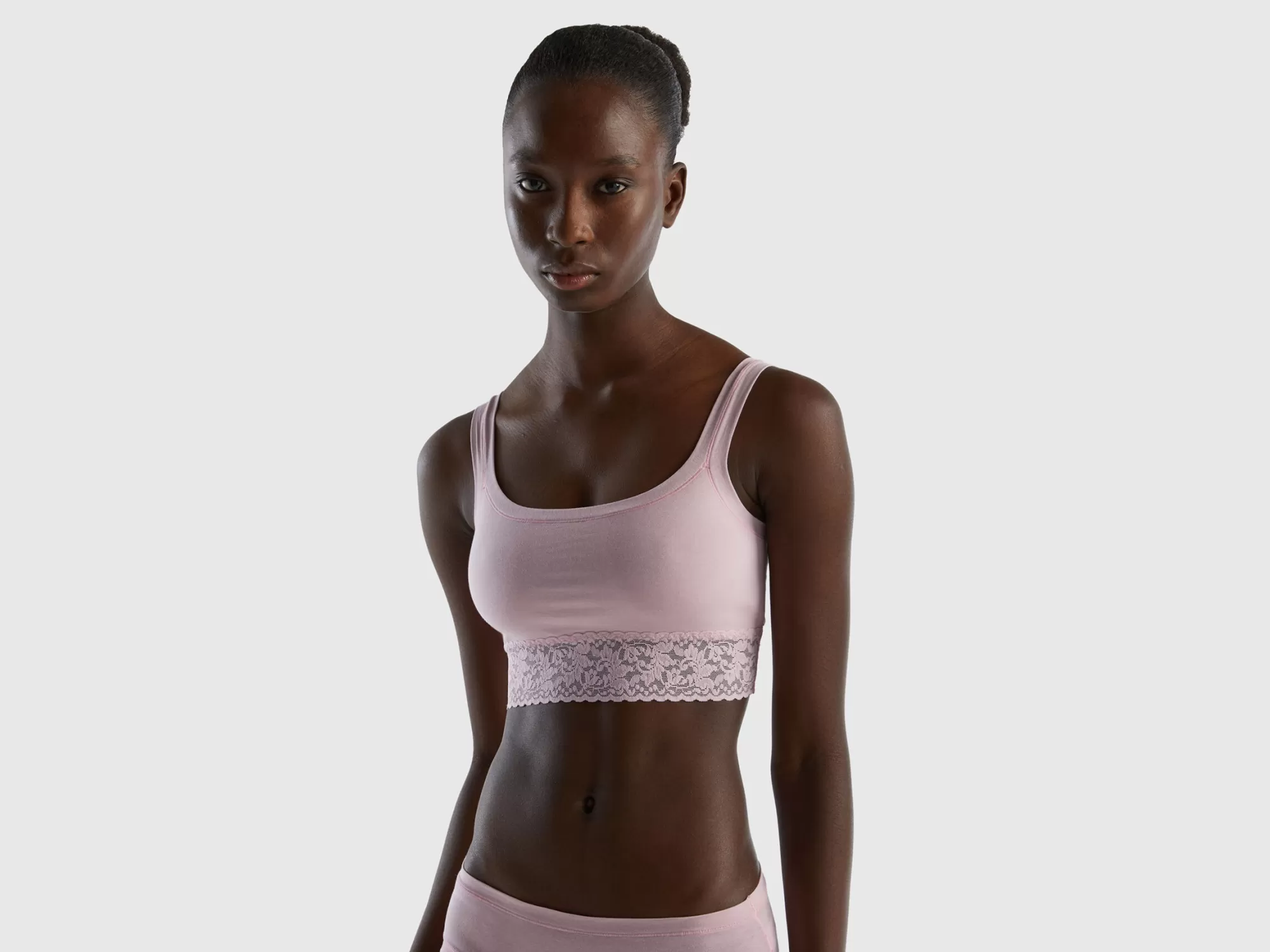 Benetton Sujetador Brassiere De Algodón Organico Super Stretch-Mujer Ropa Interior Y Pijamas