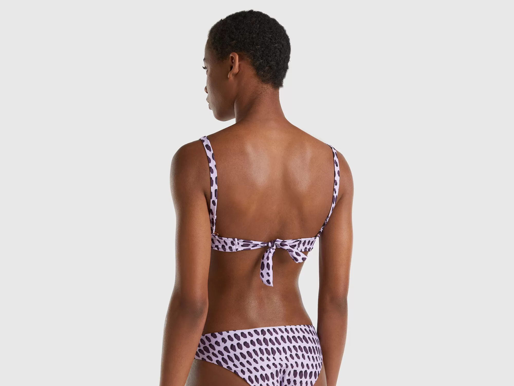 Benetton Sujetador De Bikini Brassiere Con Animal Print-Mujer Banadores Y Ropa De Playa