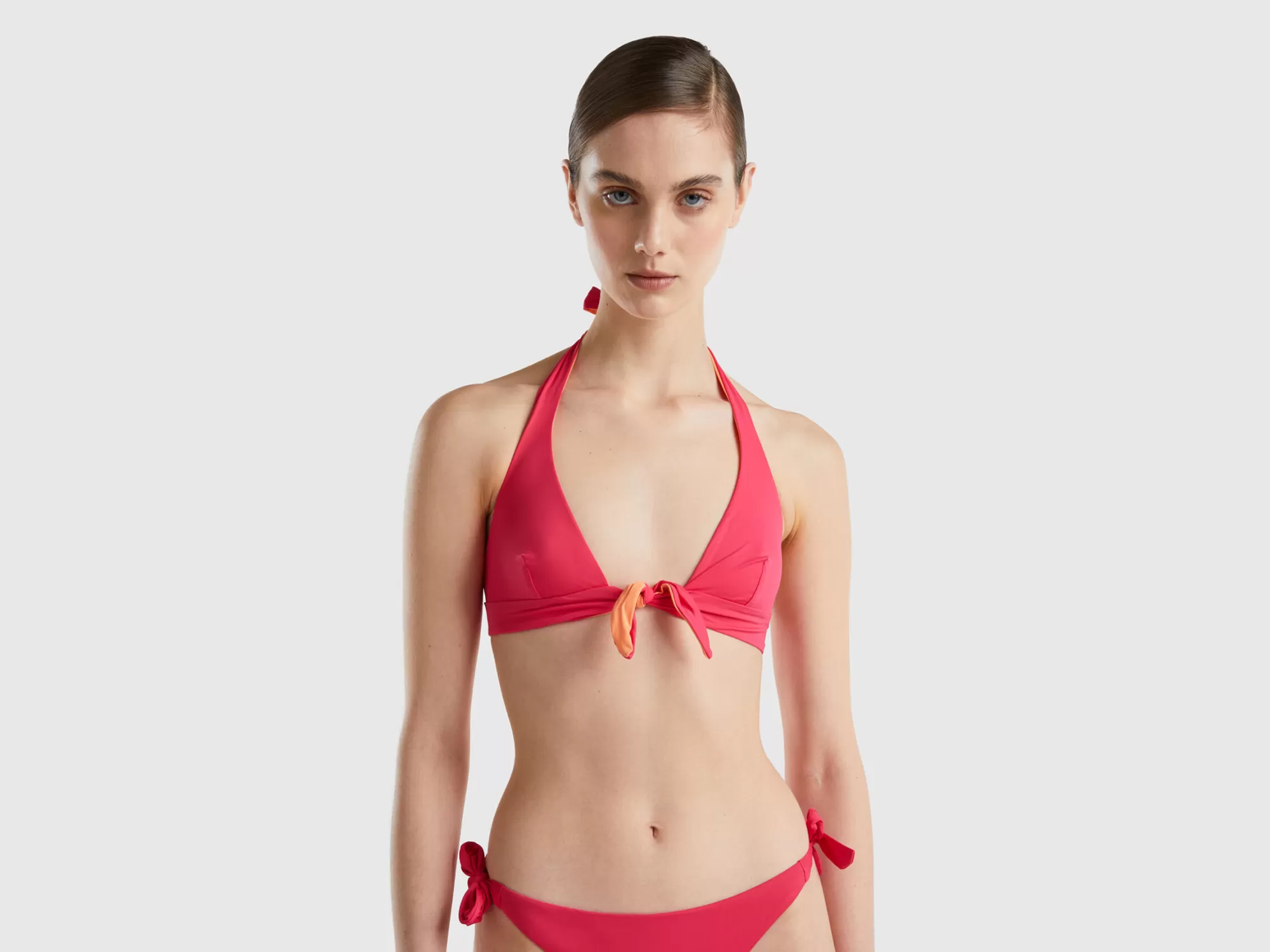 Benetton Sujetador De Bikini Reversible De Econyl®-Mujer Banadores Y Ropa De Playa