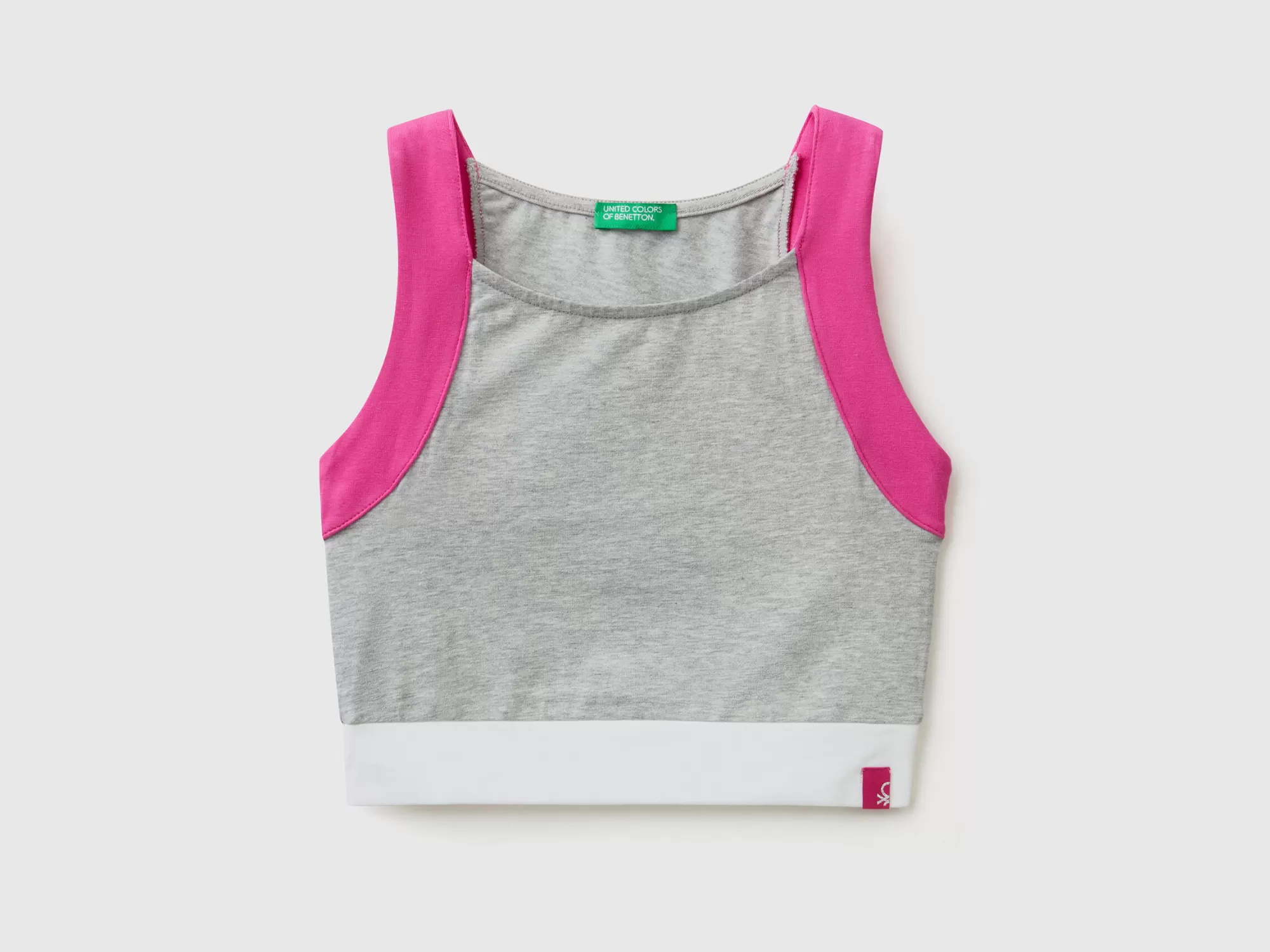 Benetton Top Color Block-Niños Camisetas Y Camisas