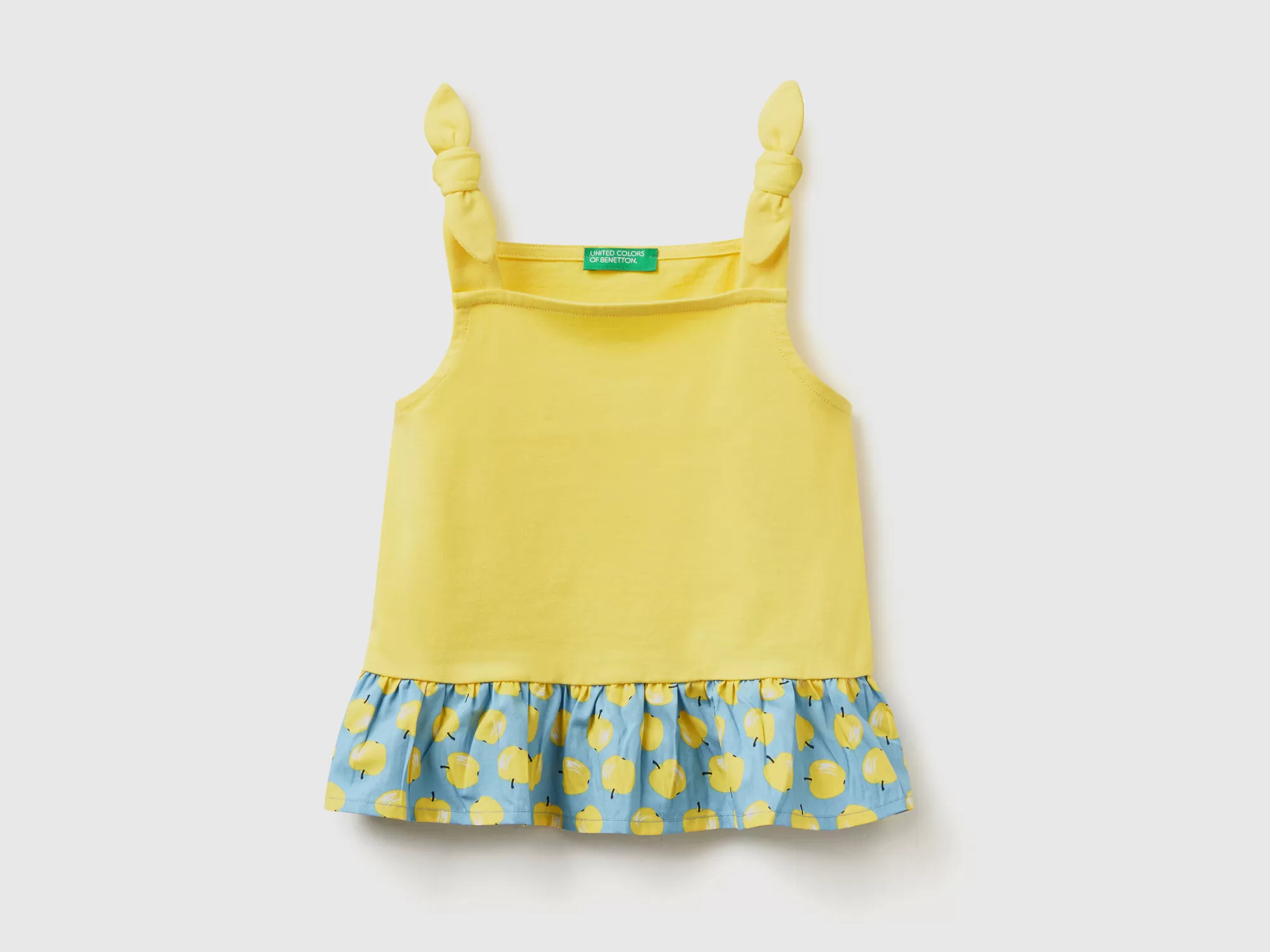 Benetton Top Con Volante Y Estampado De Fruta-Niños Camisetas Y Camisas