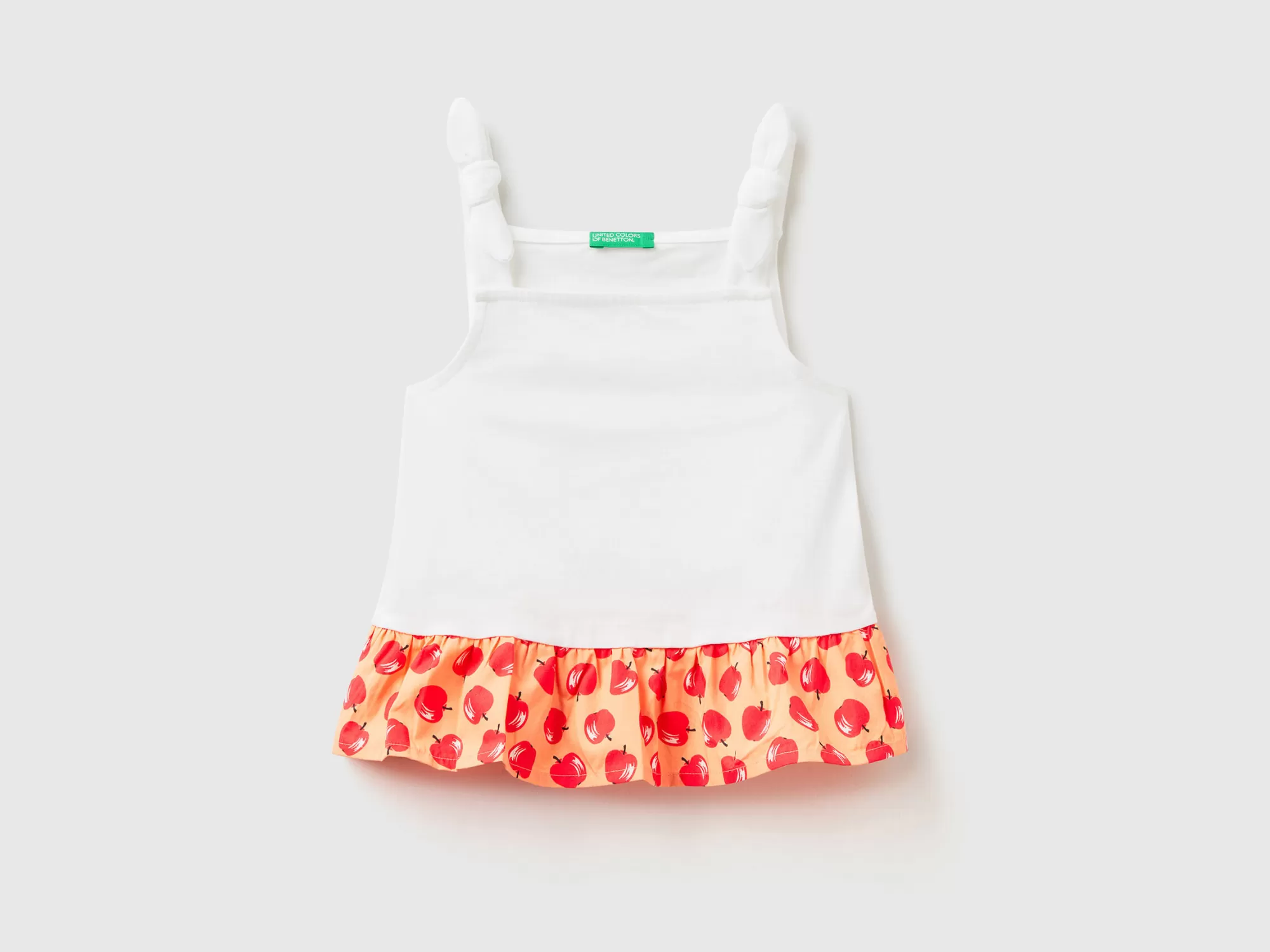 Benetton Top Con Volante Y Estampado De Fruta-Niños Camisetas Y Camisas