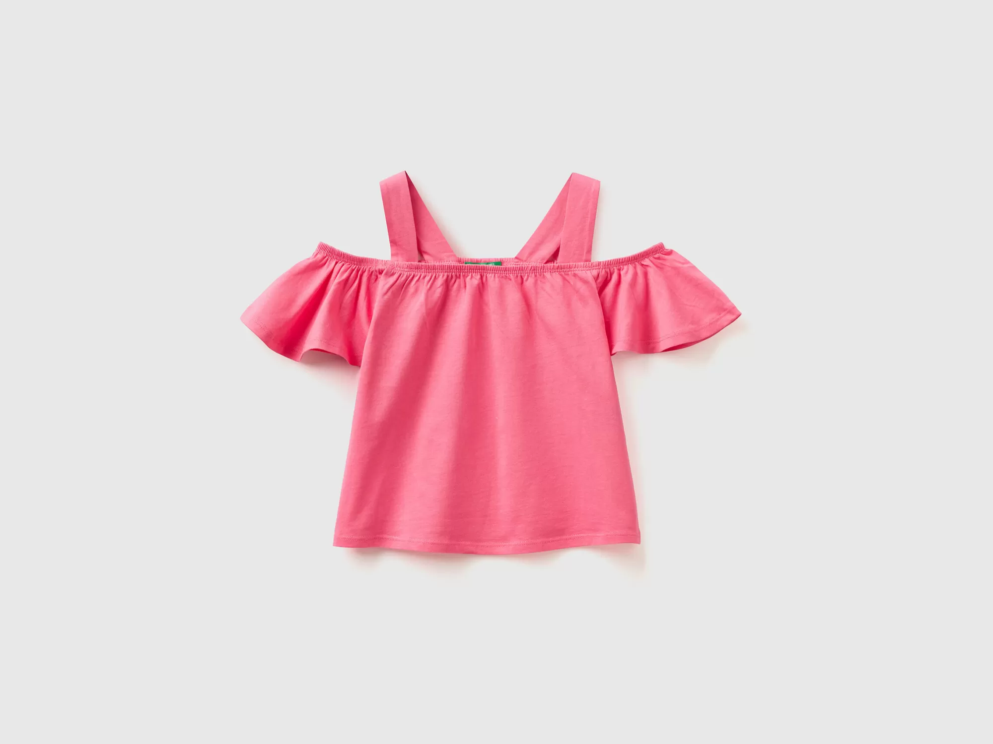 Benetton Top Corto Con Tirantes-Niños Camisetas Y Camisas