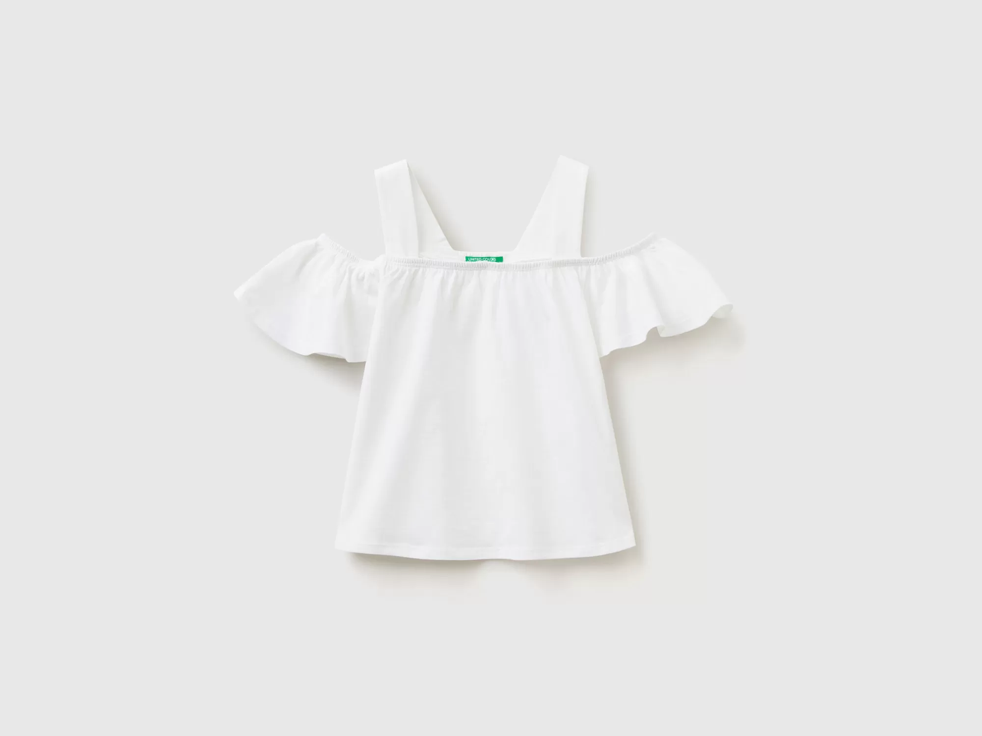 Benetton Top Corto Con Tirantes-Niños Camisetas Y Camisas