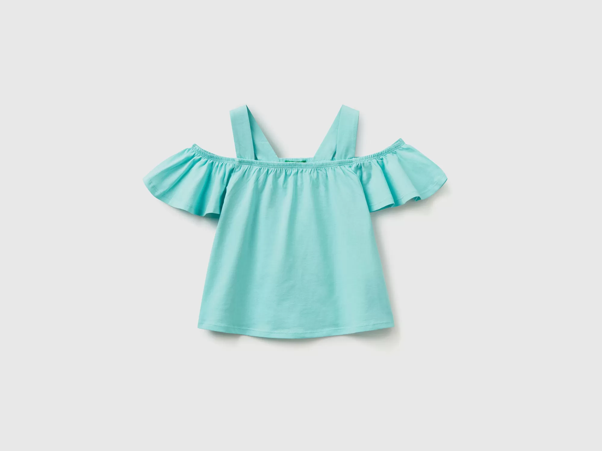 Benetton Top Corto Con Tirantes-Niños Camisetas Y Camisas