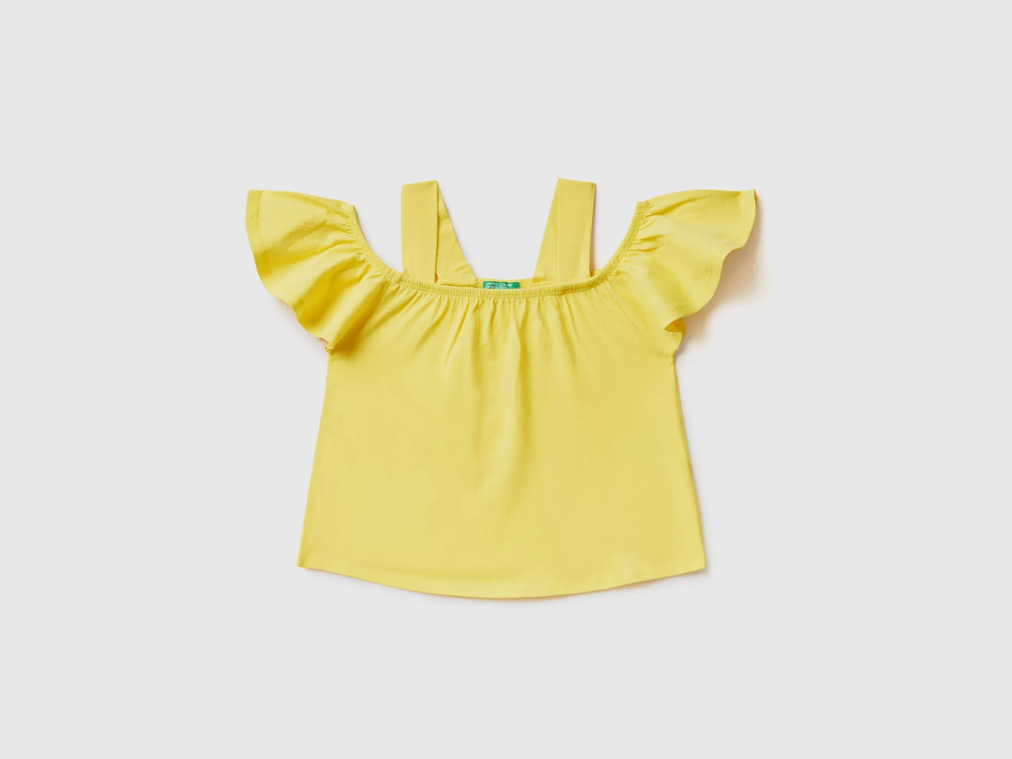 Benetton Top Corto Con Tirantes-Niños Camisetas Y Camisas