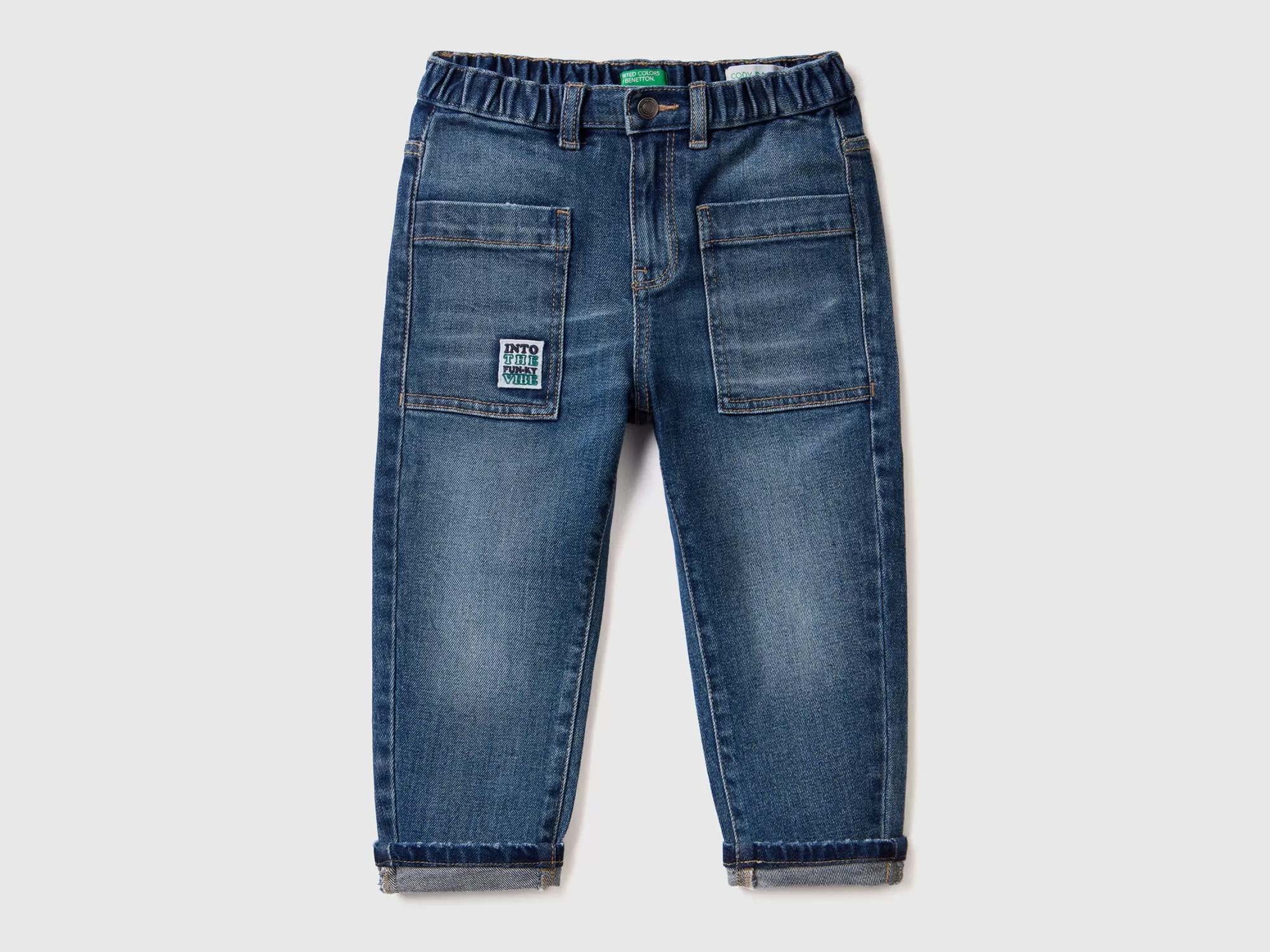 Benetton Vaqueros Baggy Fit-Niños Pantalones Y Vaqueros