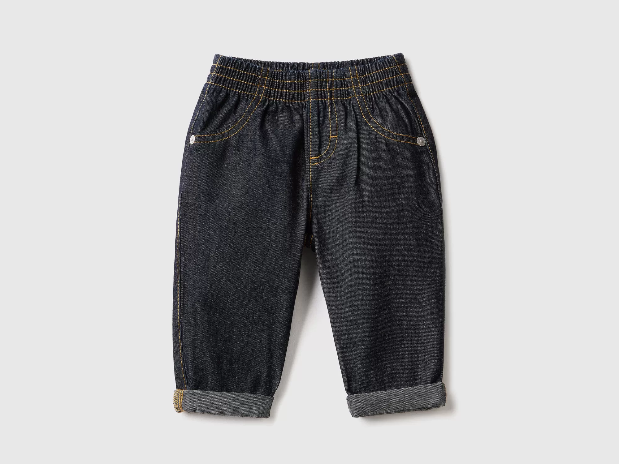 Benetton Vaqueros En Denim De 100 % Algodón-Niños Pantalones