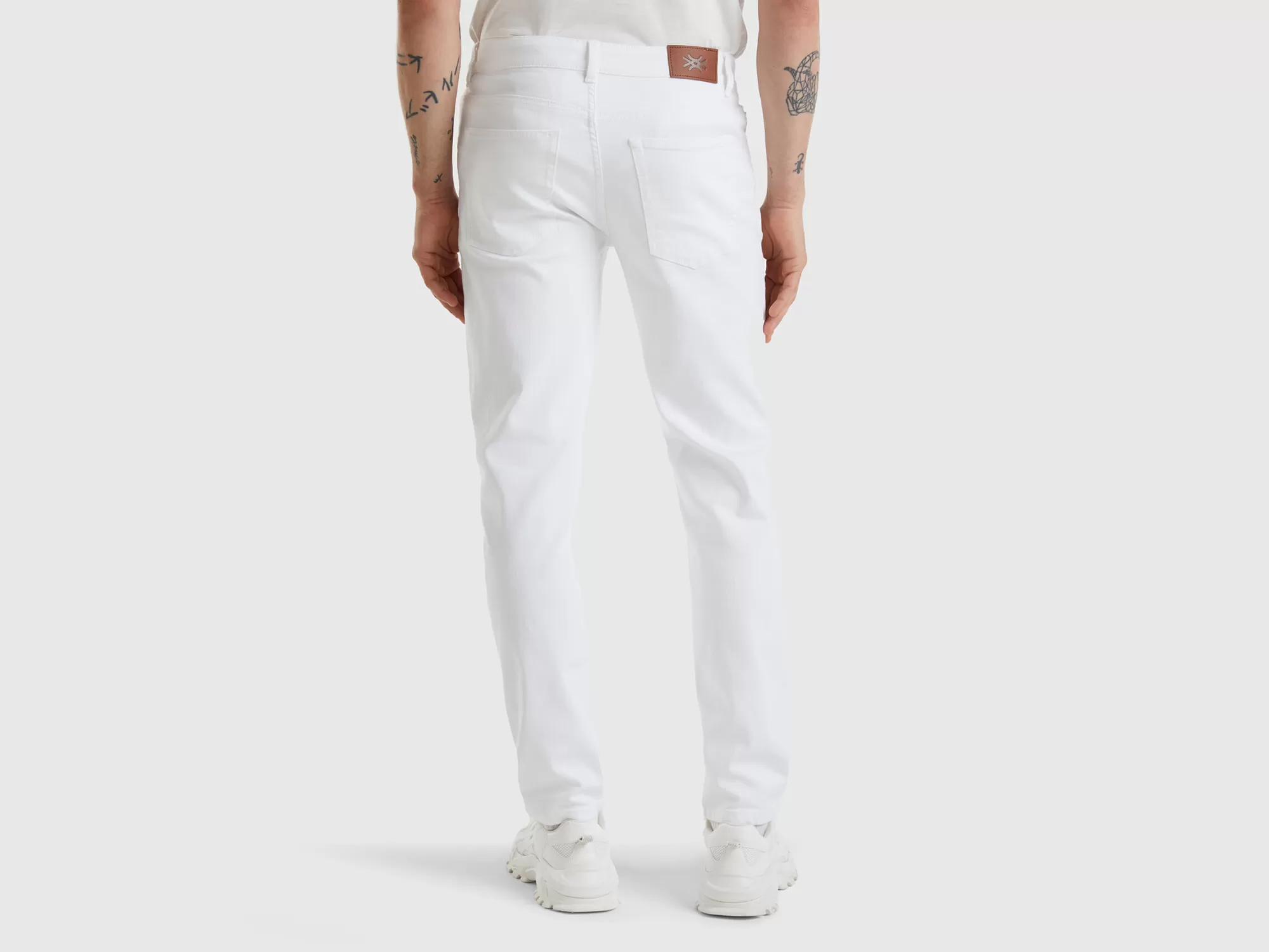 Benetton Vaqueros Ligeros Slim Fit-Hombre Vaqueros