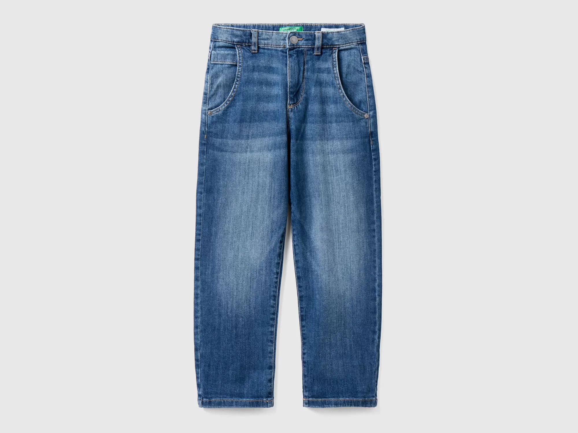 Benetton Vaqueros Loose Fit-Niños Pantalones Y Vaqueros