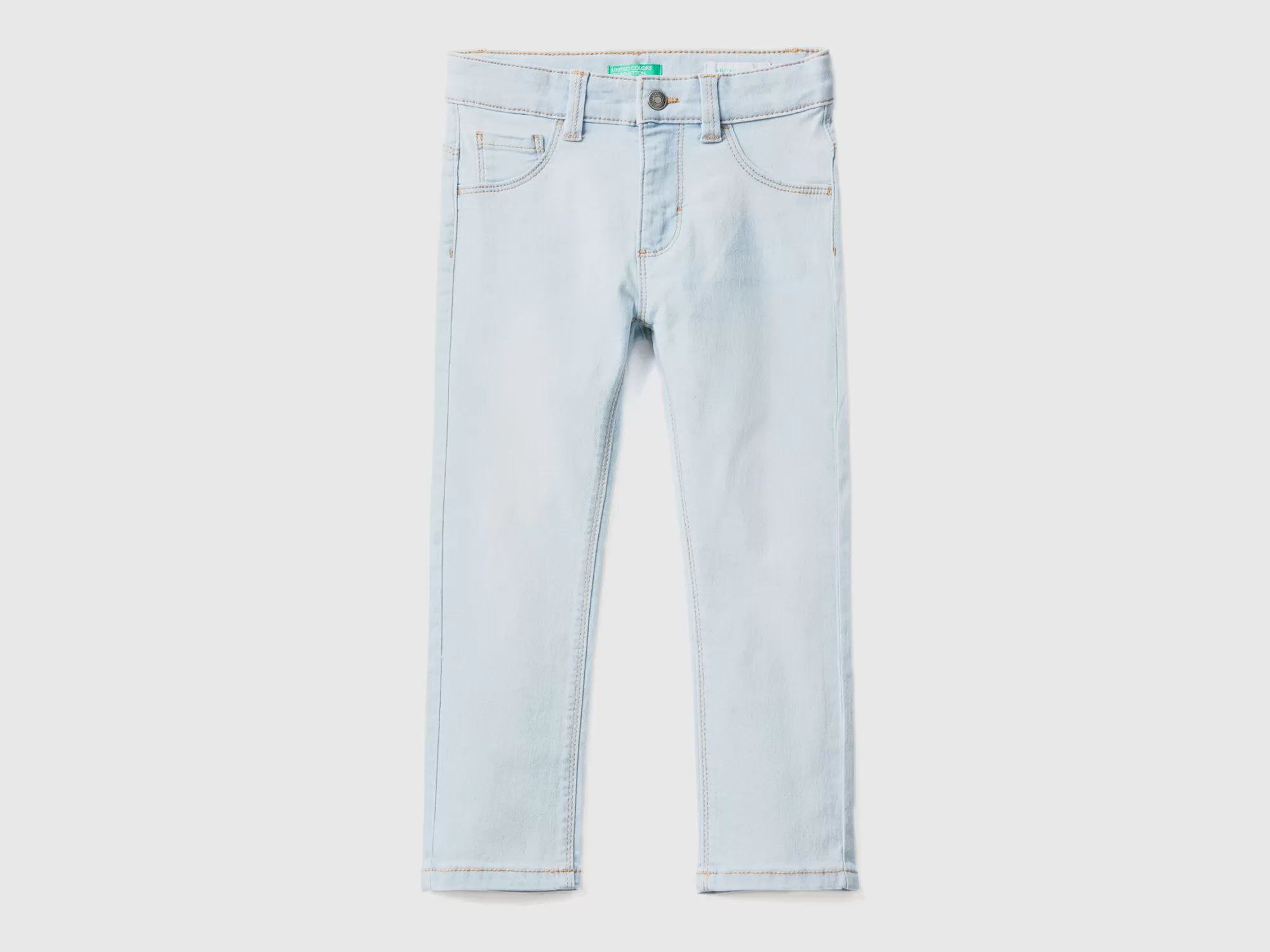 Benetton Vaqueros Slim Fit Con Cinco Bolsillos-Niños Pantalones Y Vaqueros