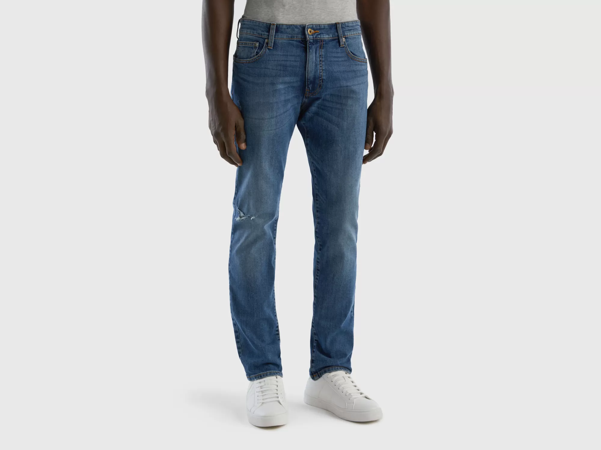 Benetton Vaqueros Slim Fit Elasticos-Hombre Vaqueros