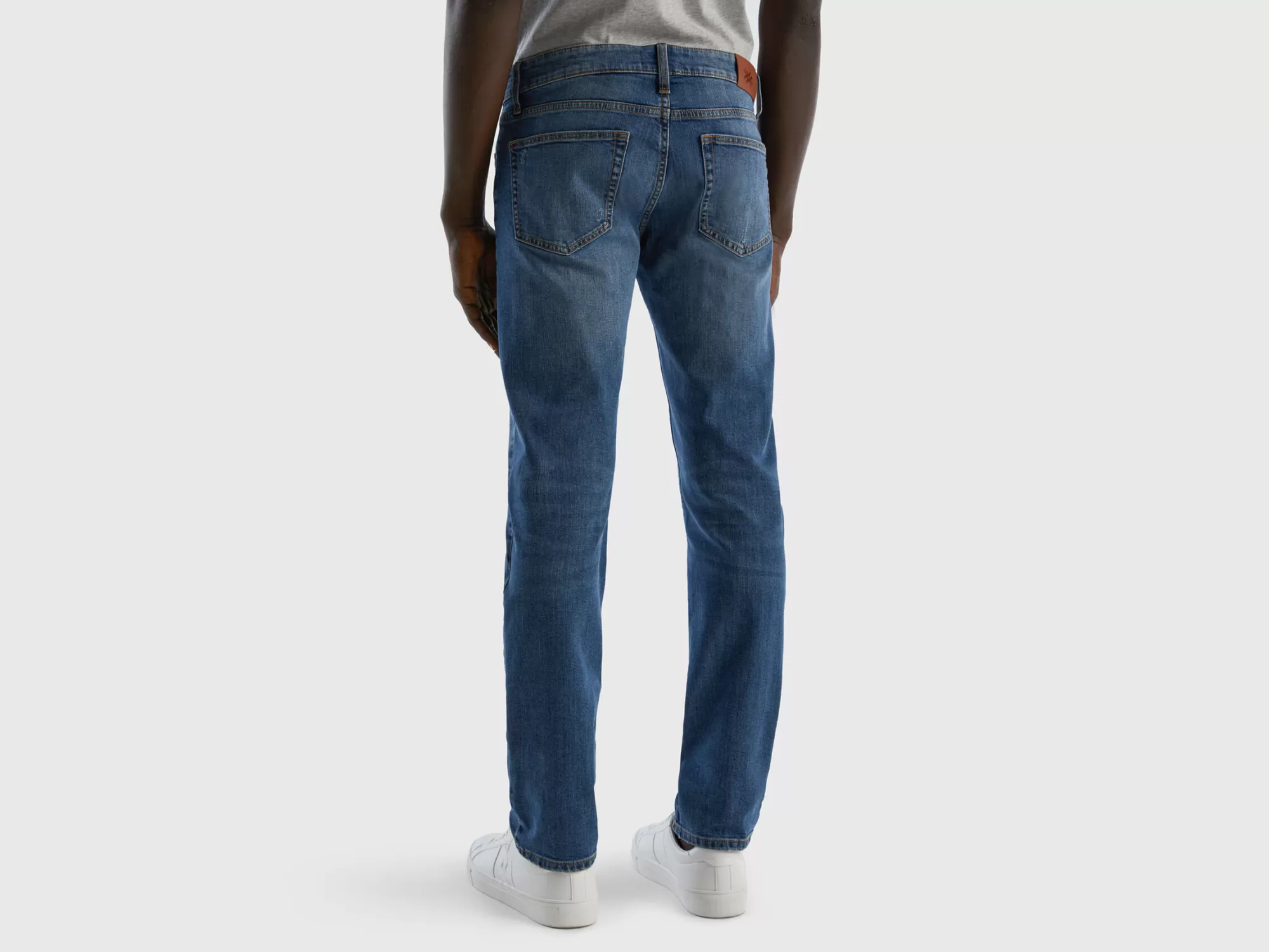 Benetton Vaqueros Slim Fit Elasticos-Hombre Vaqueros