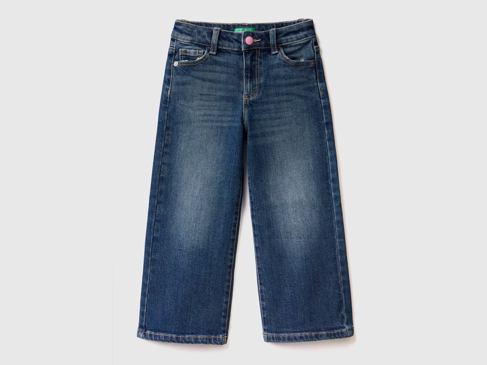 Benetton Vaqueros Wide Fit-Niños Pantalones Y Vaqueros