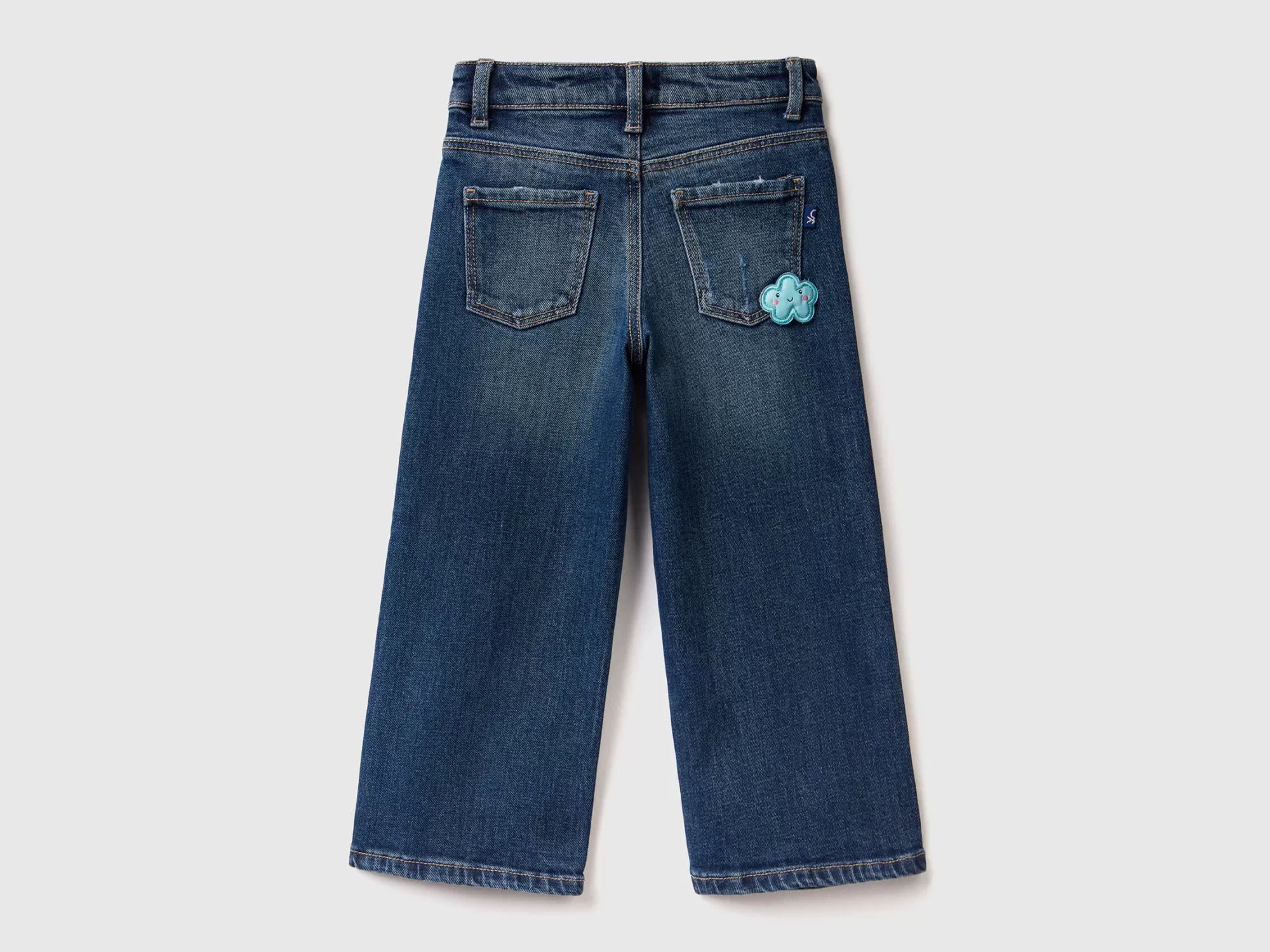 Benetton Vaqueros Wide Fit-Niños Pantalones Y Vaqueros