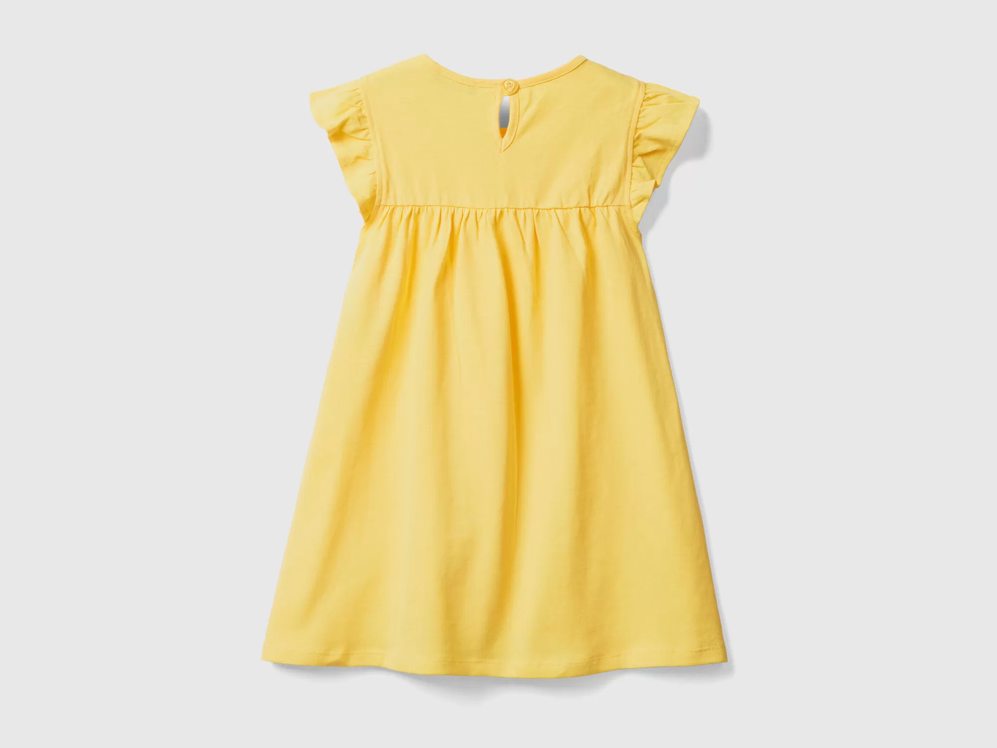 Benetton Vestido Con Manga Casquillo-Niños Vestidos Y Petos