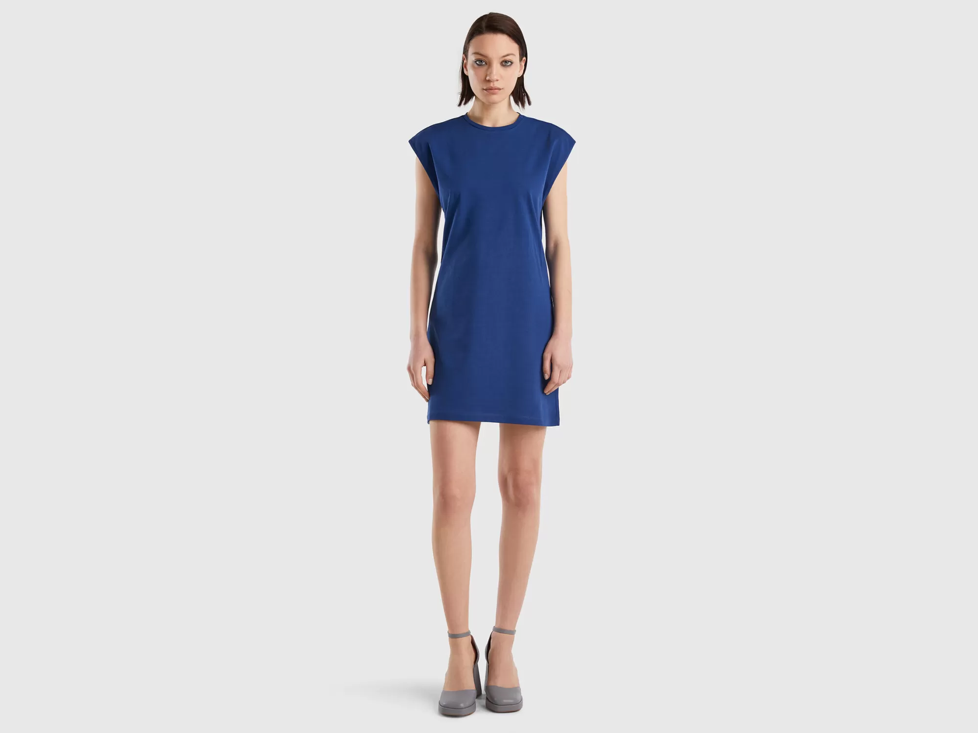 Benetton Vestido Cortooscuro-Mujer Vestidos Y Monos